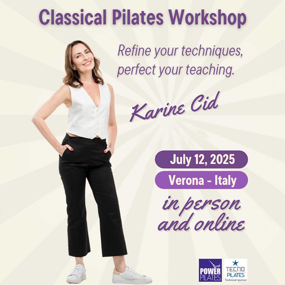 Classical Pilates Workshop with Karine Cid - July 12, 2025!